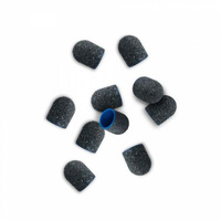 Pediküre-Kappen 13mm/60 10St. schwarz