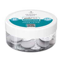 Pharm Foot Podo File Foam Layer 240 M Ersatz-Schleifpads für Podo Disc 50 Stück. - Gefäß