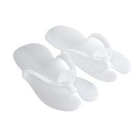Schaumstoff-Flip-Flops WEISS 10 Paar