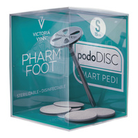 Pharm Foot Podo Scheibe Rozm. S 15 mm Metallscheibe für Podologie und kosmetische Pediküre