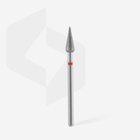Staleks Expert 4 mm/ 12 mm Diamantfräser Pear Pear-sharp Red