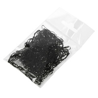 Empfangsgummibänder - schwarz 300Stück. 