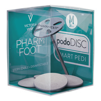 Pharm Foot Podo Scheibe Rozm. M 20 mm Metallscheibe für Podologie und kosmetische Pediküre