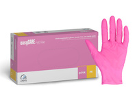 Zarys Easy Care Rosa Nitril-Handschuhe M 100 Stk.