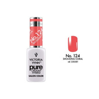 VICTORIA VYNN Pure Creamy Hybrid 124 Shocking Coral cremiger Hybrid-Lack 8ml 