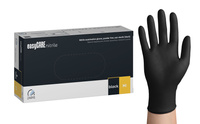 Zarys Easy Care Schwarze Nitril-Handschuhe M 100 Stk.