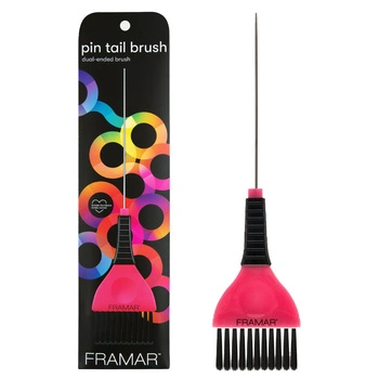 Framar Haarfärbepinsel mit Spieß, rosa