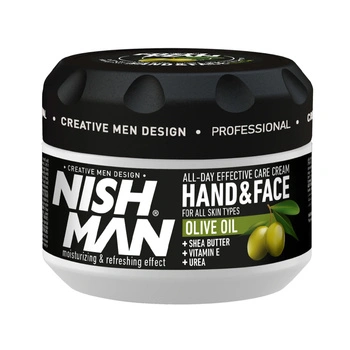Nishman Hand- und Gesichtscreme mit Olivenöl 300 ml