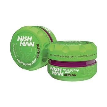 Nishman Haarstyling Wachs 05 Keratin Haar Pomade 150 ml 