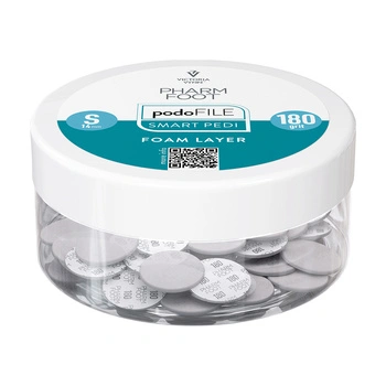 Pharm Foot Podo File Foam Layer 180 S Ersatz-Schleifpads für Podo Disc 50 Stück. - Gefäß