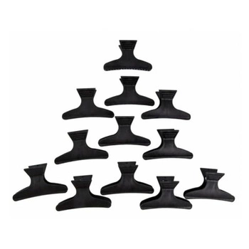 Poniks Frosch-Frisierklammern 12 Stück 