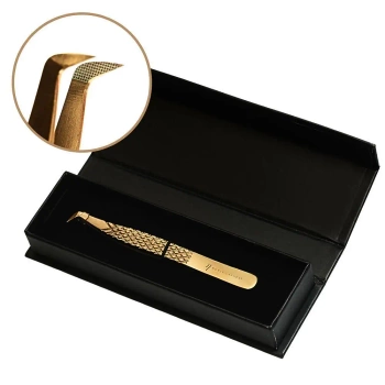 Noble Lashes Noble Gold PRO 2 Wimpernverlängerung Pinzette