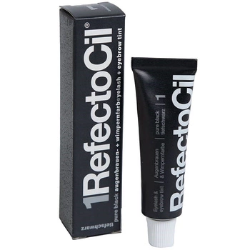 REFECTOCIL 1 Schwarze Creme Henna für Augenbrauen und Wimpern 15ml 