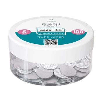 Pharm Foot Podo File Tape Layer 100 S Ersatz-Schleifpads für Podo Disc 50 Stück. - Gefäß
