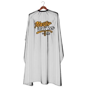 Nishman Barbier Cape Weiß Meister Barbiere Mantel