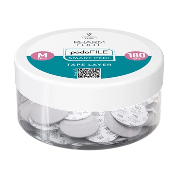 Pharm Foot Podo File Tape Layer 180 M Ersatz-Schleifpads für Podo Disc 50 Stück. - Gefäß