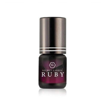 SECRET LASHES Rubinfarbener Kleber 3g 