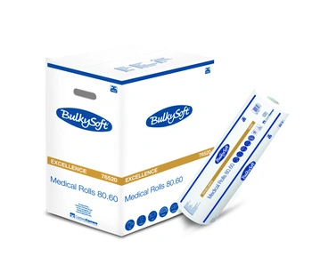 BulkySoft Excellence Medizinische Zelluloseunterlage 60 cm x 80 m, 2-lagig, 1 Rolle