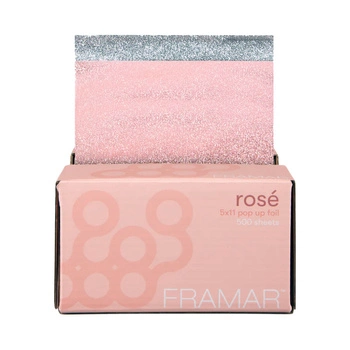 Framar Friseur-Folie gewellt Rolle Rose
