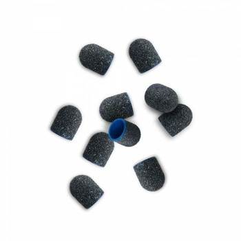 Pediküre-Kappen 13mm/60 10St. schwarz