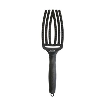 Olivia Garden Finger Brush Full Black Medium Combo Haarbürste 
