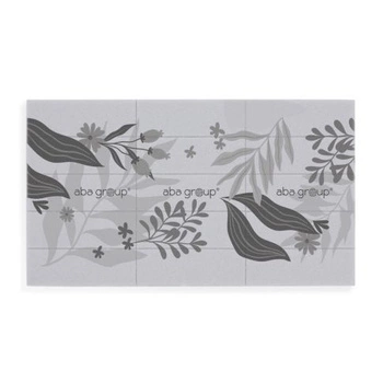 Aba Group Abrisspuffer Blumen Einweg-Polierblock "Blumen" 100/100 15 Stück. 