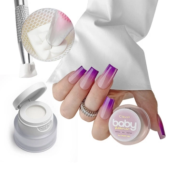Clavier Baby Boomer 3-in-1-Gel Ombre Art Stamps R12 Plum 3 g