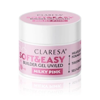 Claresa Soft&Easy Builder Gel Milky Pink 90g 