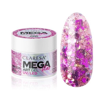 Claresa Megastar Kunst Gel Rosa Pixel 10g 