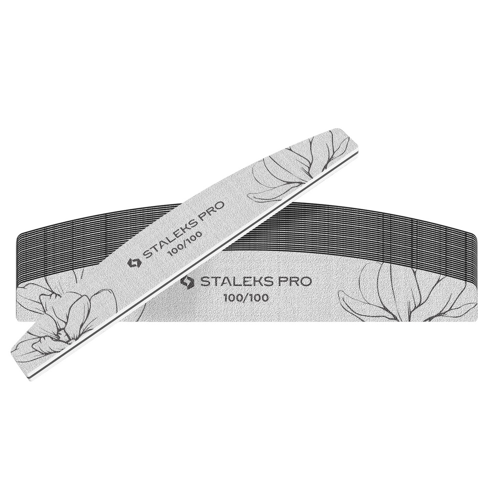 Staleks Mineral-Sichelfeile Expert 40 100/100 Körnung (25 Stück).)