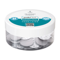 Pharm Foot Podo File Foam Layer 100 M Ersatz-Schleifpads für Podo Disc 50 Stück. - Gefäß