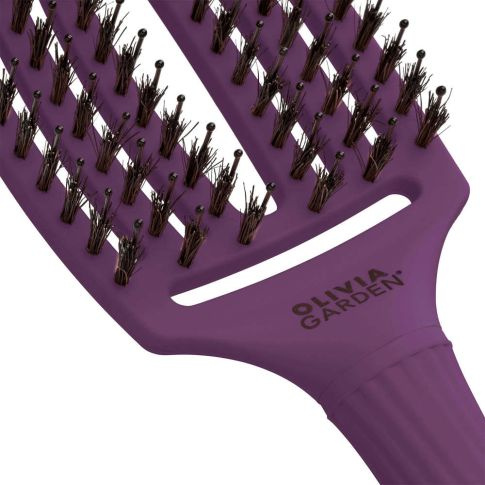 Olivia Garden Finger Brush Deep Purple Haarbürste