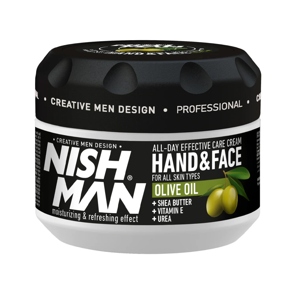 Nishman Hand- und Gesichtscreme mit Olivenöl 300 ml