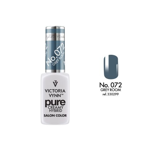 VICTORIA VYNN 072 Pure Creamy Hybrid Grau Raum Creme Hybrid Lack 8ml