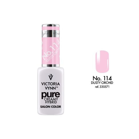 VICTORIA VYNN 114 Pure Creamy Hybrid Dusty Orchid cremefarbener Hybrid-Lack 8ml