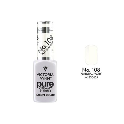 VICTORIA VYNN 108 Pure Creamy Hybrid Natural Ivory cremiger Hybrid-Lack 8ml