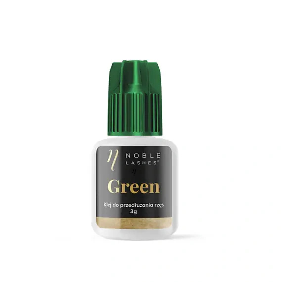 Noble Lashes Wimpernkleber Green Schnelltrocknender permanenter Wimpernkleber 3g