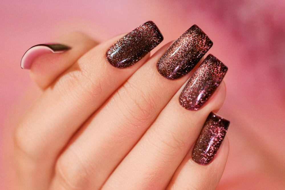 Victoria Vynn Gel Polish Color 427 Sparkle Brownie Hybrid-Lack 8 ml