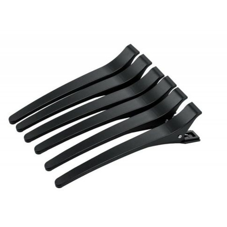 PONIKS Friseurclips schwarz 6St.