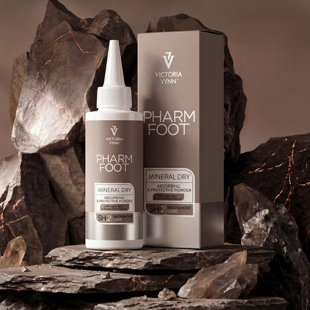 Pharm Foot Mineral Dry – Absorbierendes und schützendes Fußpuder bei übermäßigem Schwitzen, 100 g