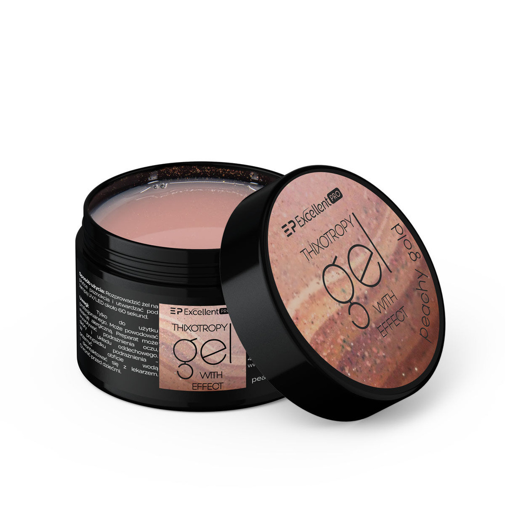 Excellent Pro Thixotropy Gel mit „Peachy Gold“-Effekt, 50 g