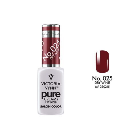 VICTORIA VYNN 025 Pure Creamy Hybrid Dry Wine Creme Hybrid Lack 8ml