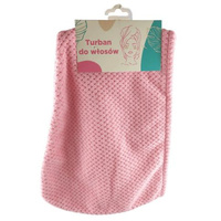 Hautpflege Haar Turban Rosa