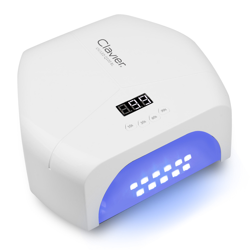 Clavier UV/LED-Nagellampe Q100 Bl 48 W, weiß, 57 LEDs, verspiegelter Boden