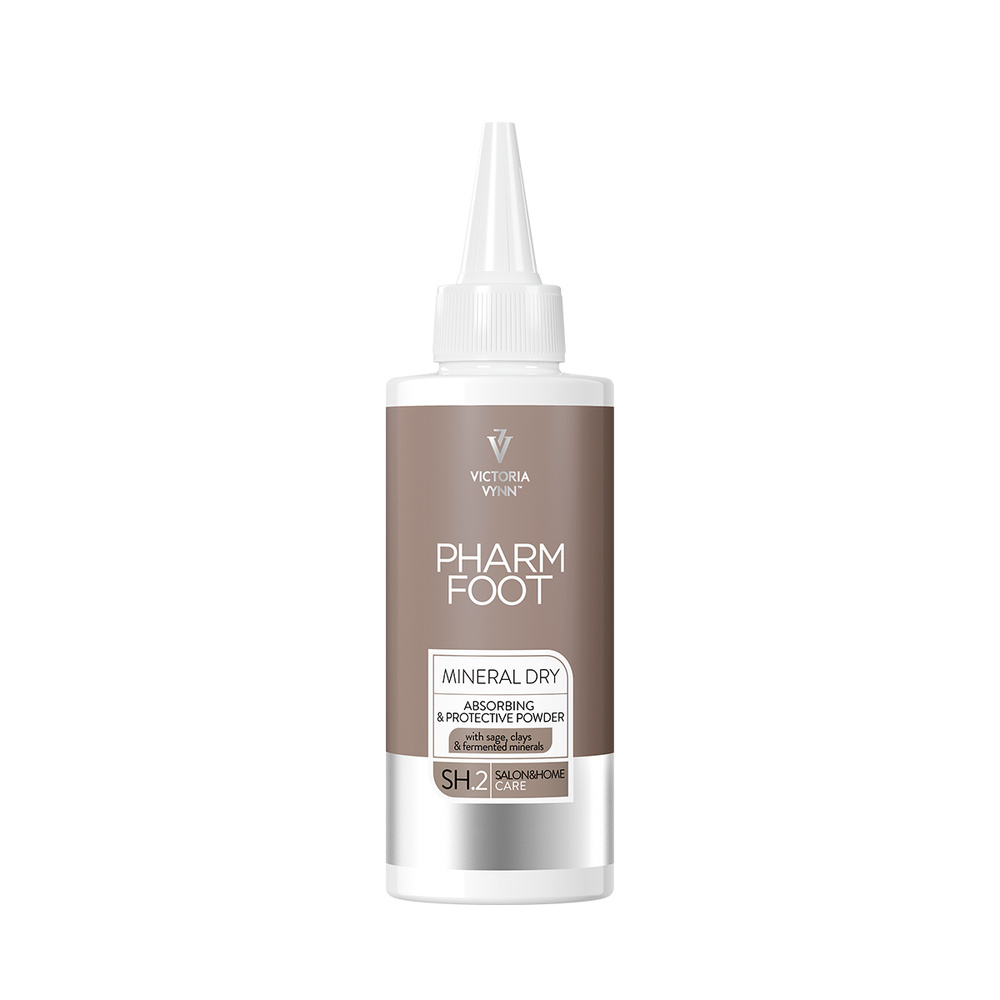 Pharm Foot Mineral Dry – Absorbierendes und schützendes Fußpuder bei übermäßigem Schwitzen, 100 g