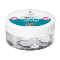 Pharm Foot Podo File Tape Layer 240 M Ersatz-Schleifpads für Podo Disc 50 Stück. - Gefäß