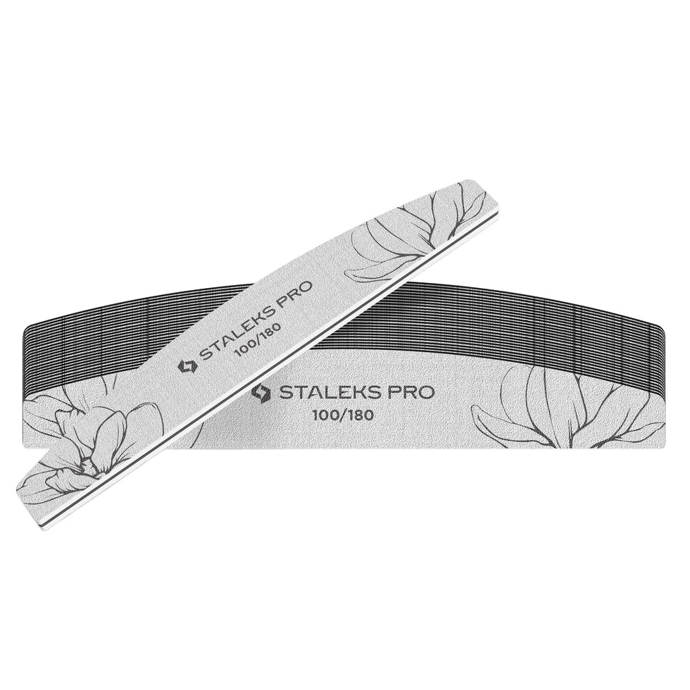 Staleks Mineral-Halbmondfeile Expert 40 100/180 Korn (25 Stück).)