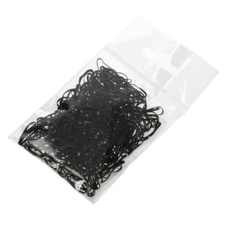 Empfangsgummibänder - schwarz 300Stück. 