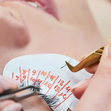 Noble Lashes Noble Gold PRO 2 Wimpernverlängerung Pinzette