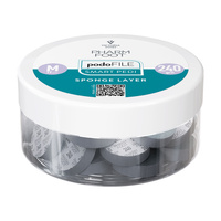 Pharm Foot Podo File Sponge Layer 240 M Ersatz-Schleifpads für Podo Disc 25 Stück. - Gefäß